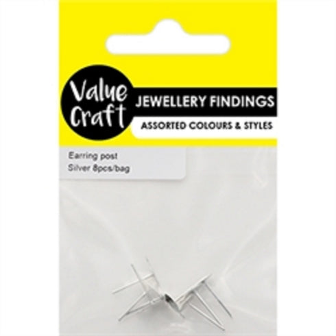 Earring Post With Hole (available in 2 colours)